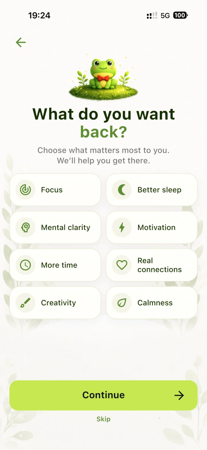 Choose your goals for a calmer digital life